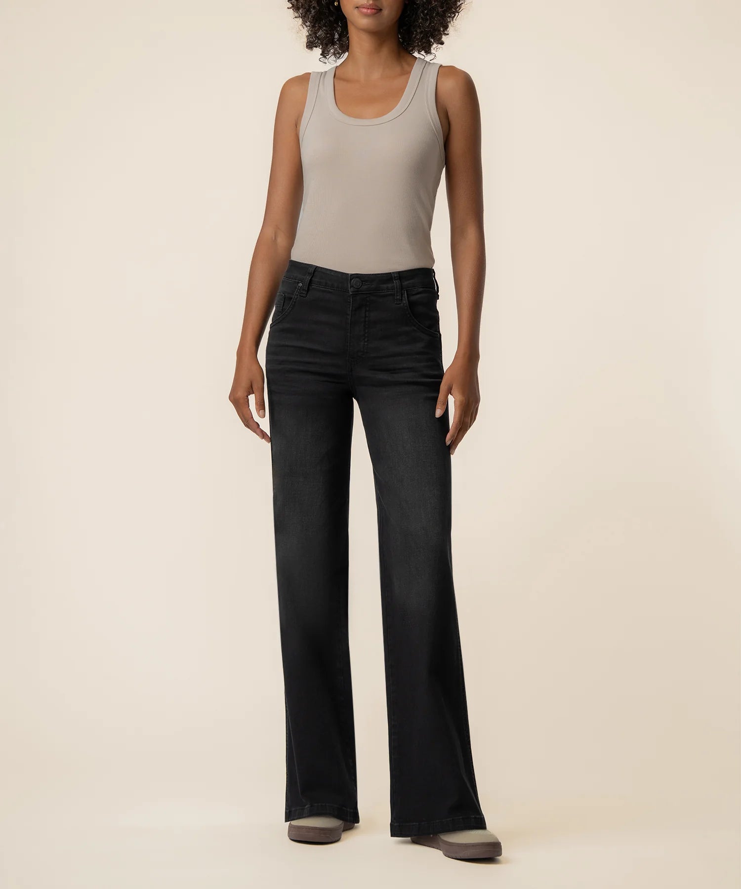 Jodi High Rise Wide Straight Leg