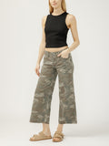 Suki Mid Rise Cropped Wide Leg