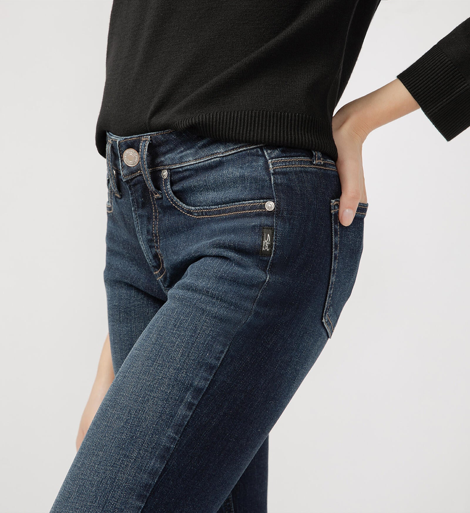 Suki Mid Rise Slim Bootcut Jeans