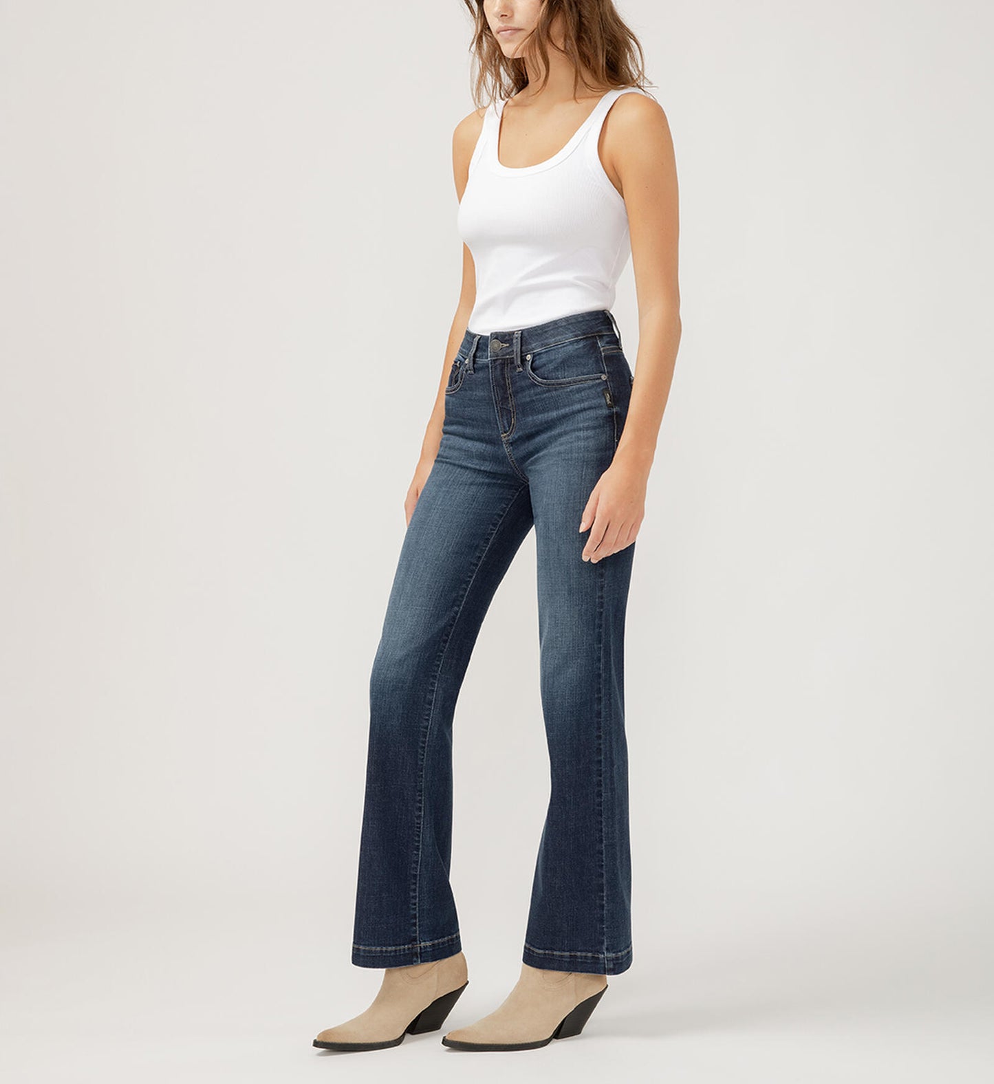 Avery High Rise Luxe Stretch Trouser Jeans Long