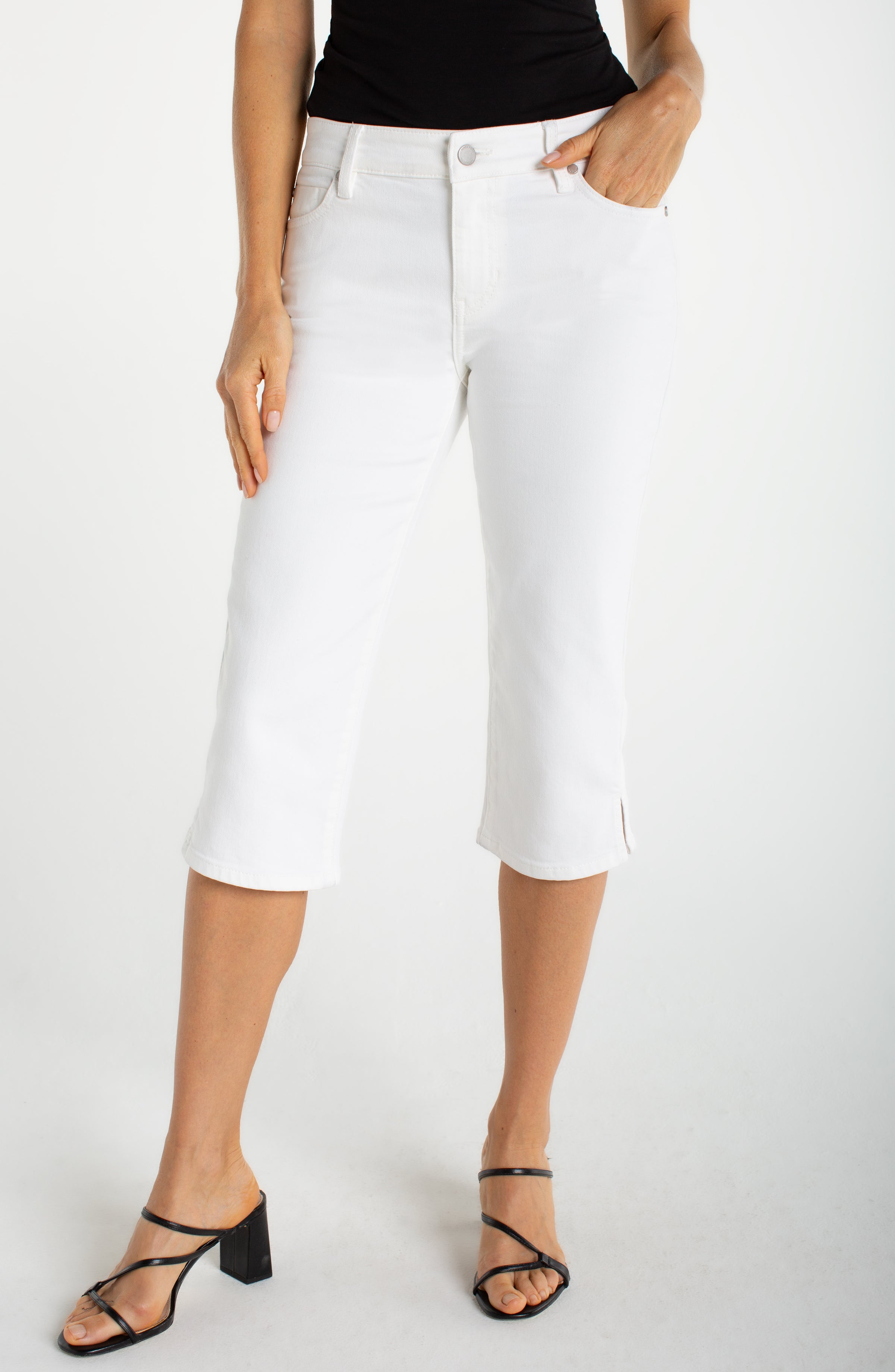 Spring Capri with Side Slit