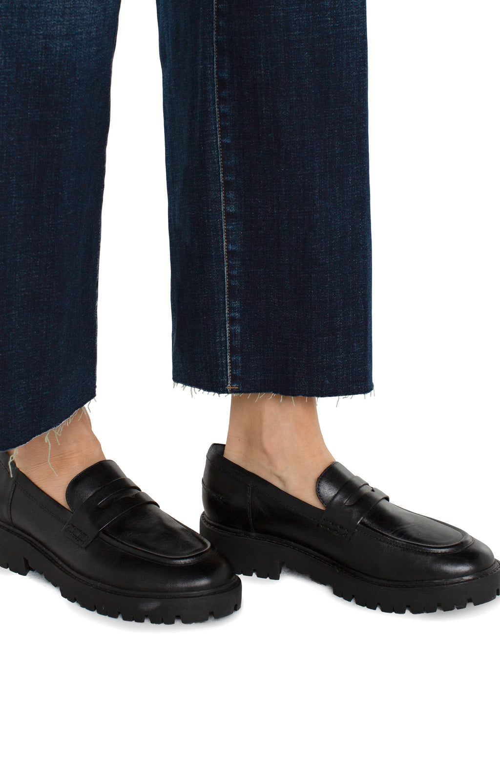 Stride Hi-Rise Raw Hem