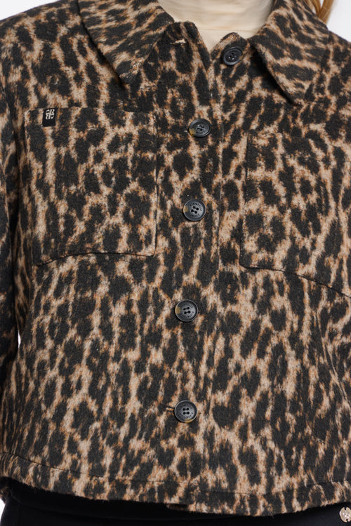 Lize Short Leopard Jacket