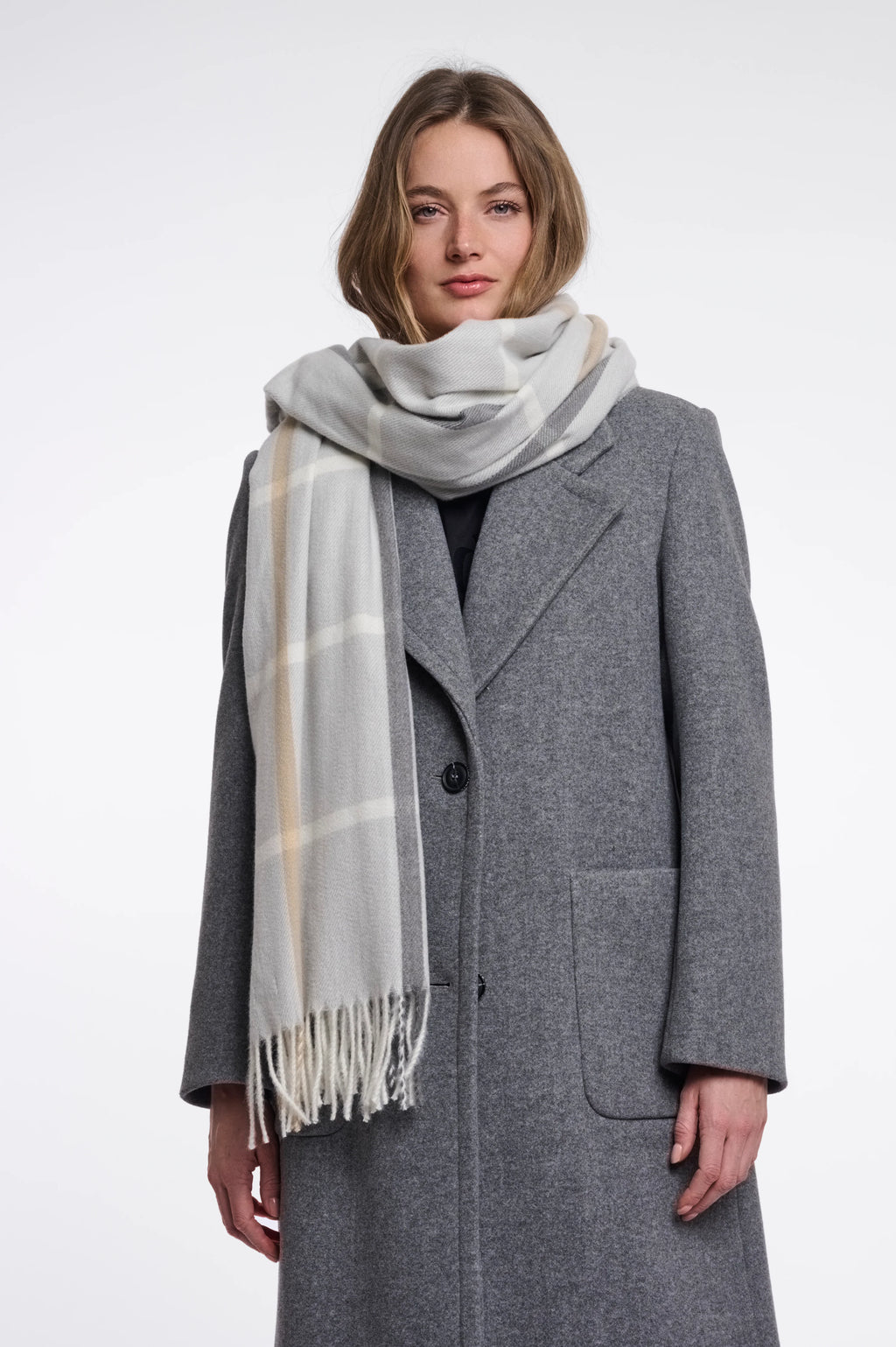 Loet Check Pattern Scarf