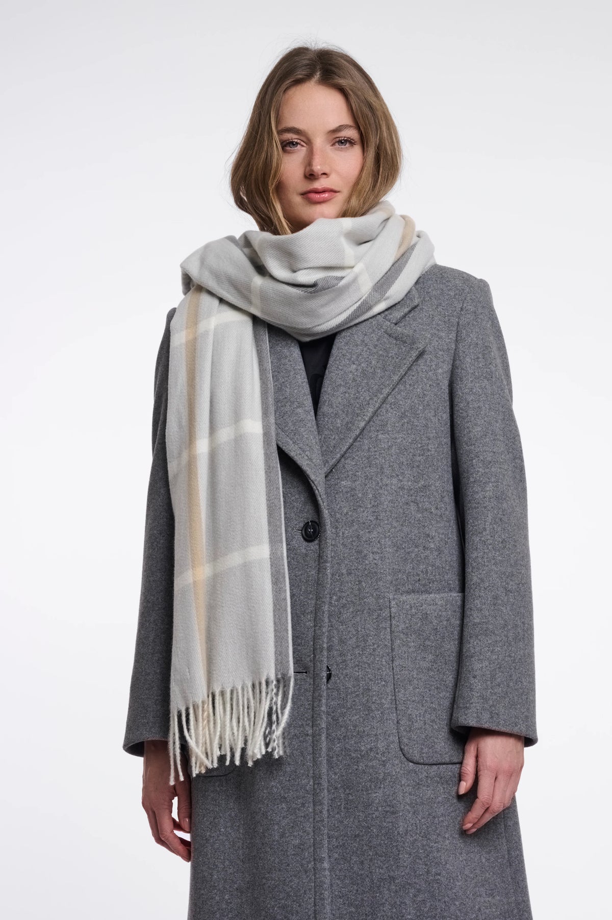 Loet Check Pattern Scarf