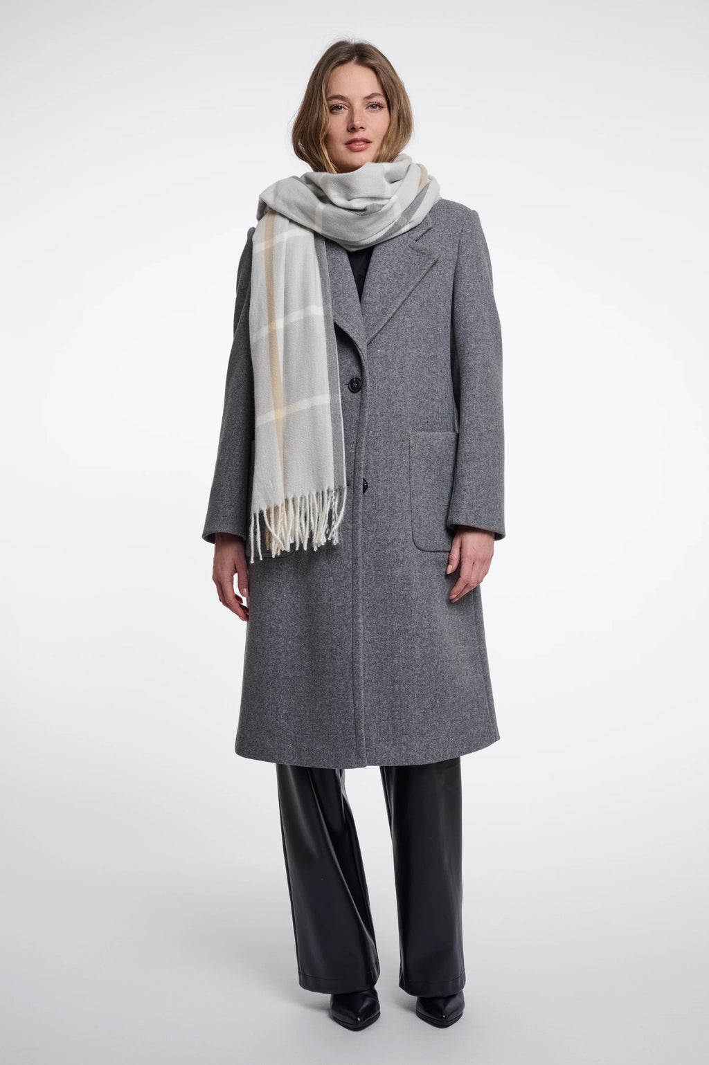 Loet Check Pattern Scarf