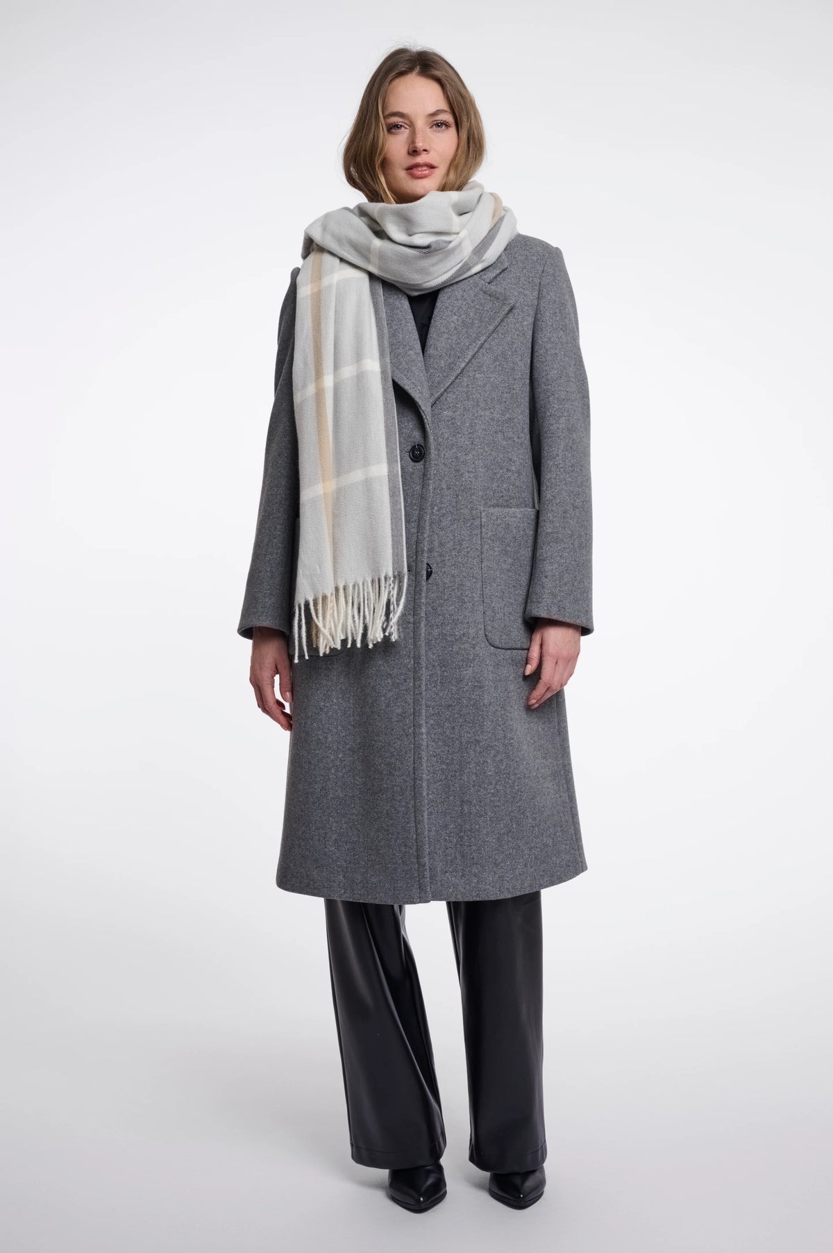 Loet Check Pattern Scarf