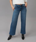 Nova Mid Rise Wide Leg Jeans