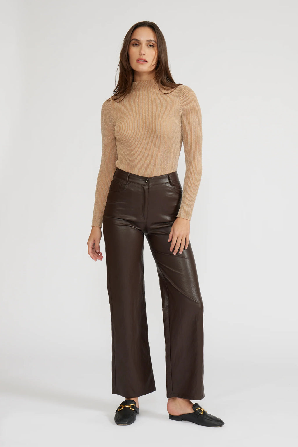 Adler Faux Leather Pant