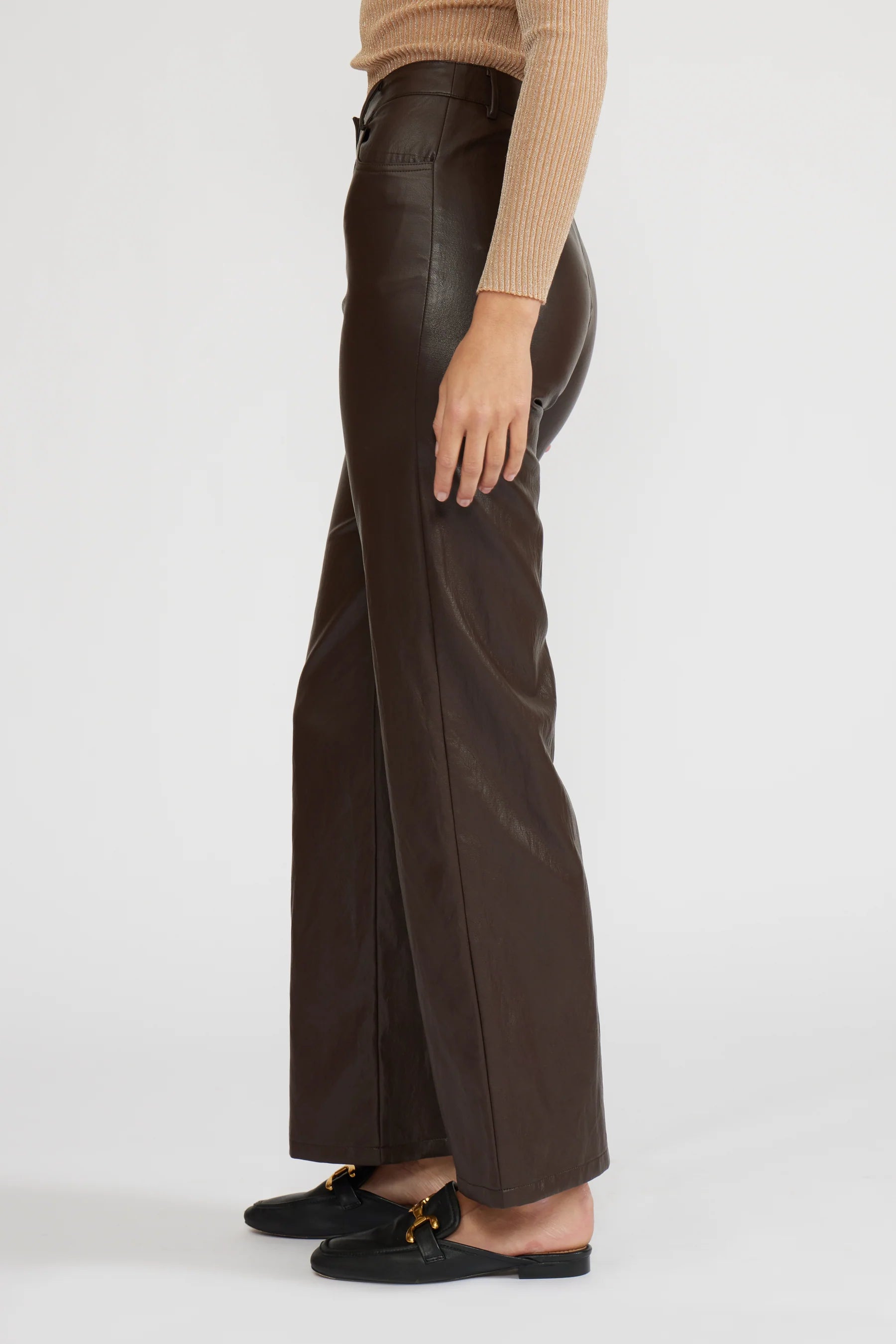 Adler Faux Leather Pant