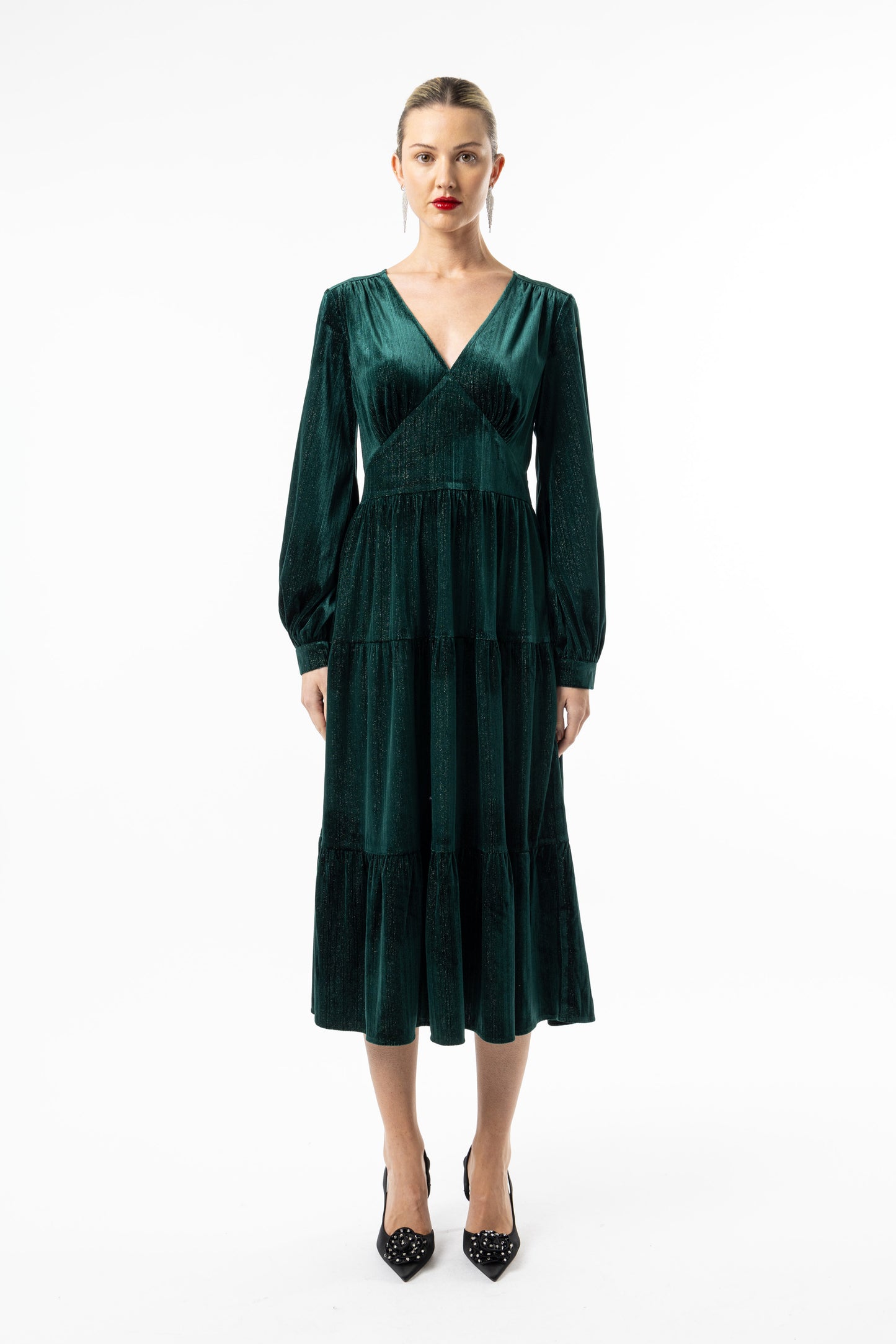Cigar Midi Dress