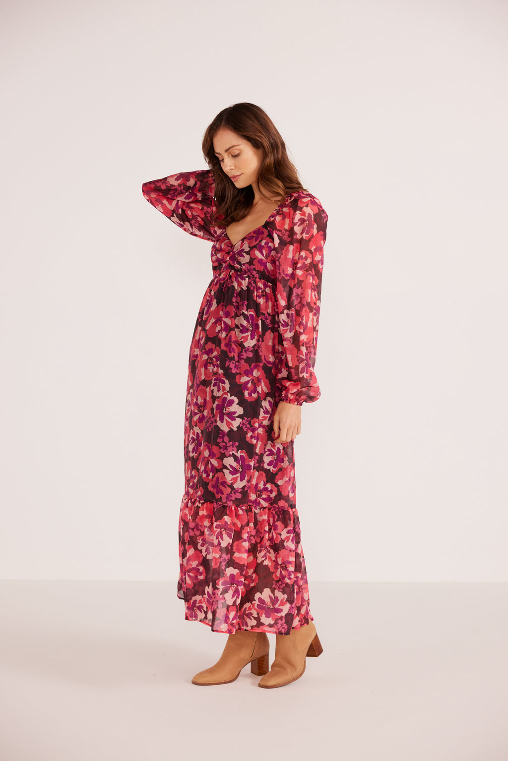 Savannah Babydoll Midi Dress