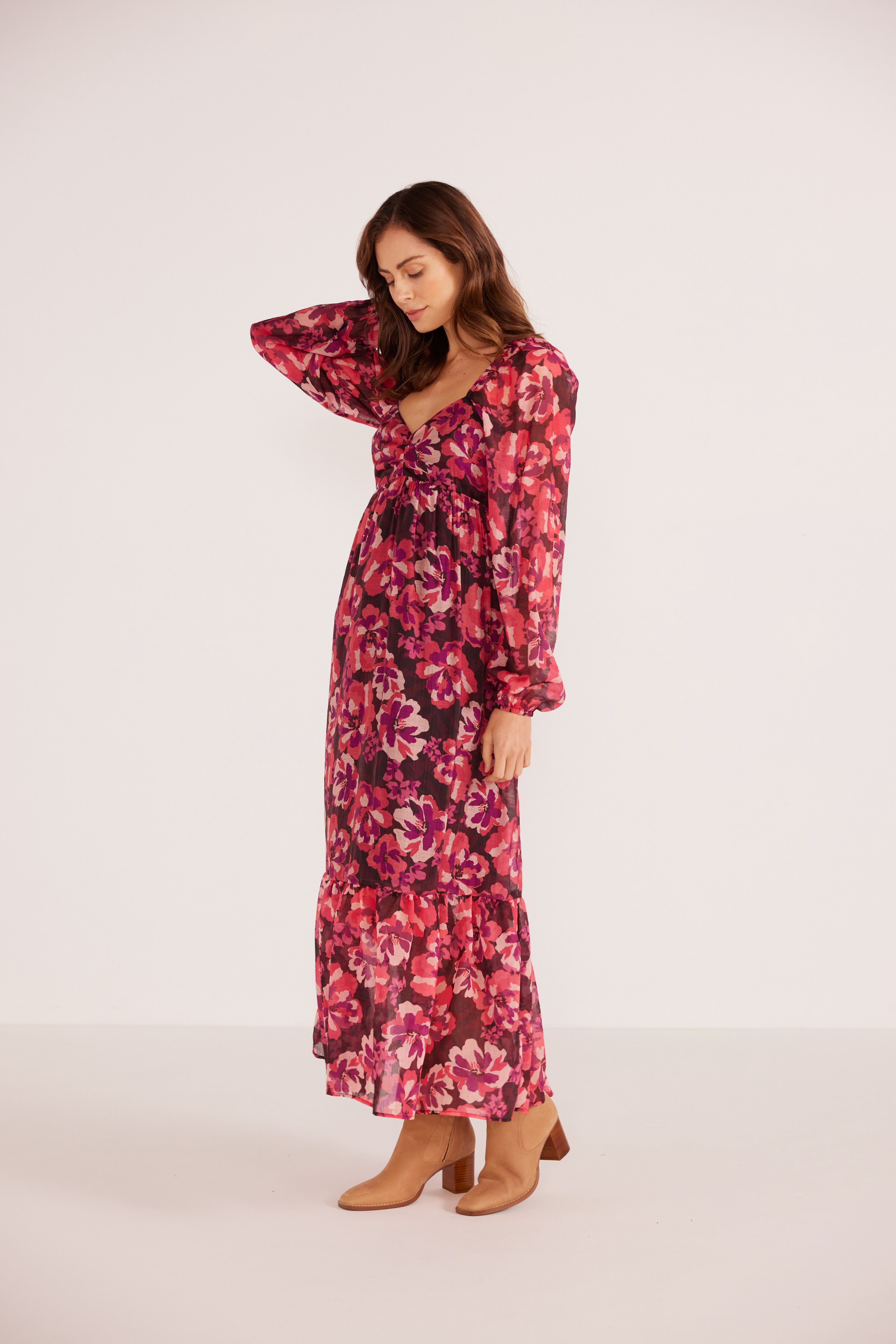 Savannah Babydoll Midi Dress