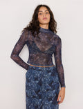 Iris Mesh Top