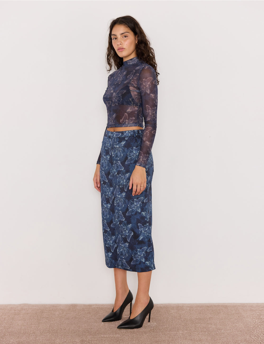 Iris Mesh Top