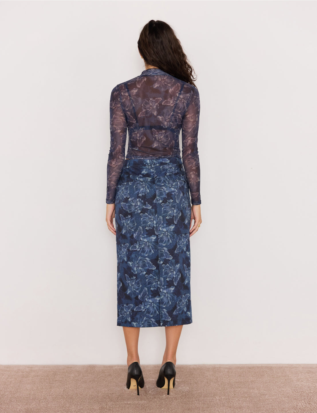 Iris Mesh Top