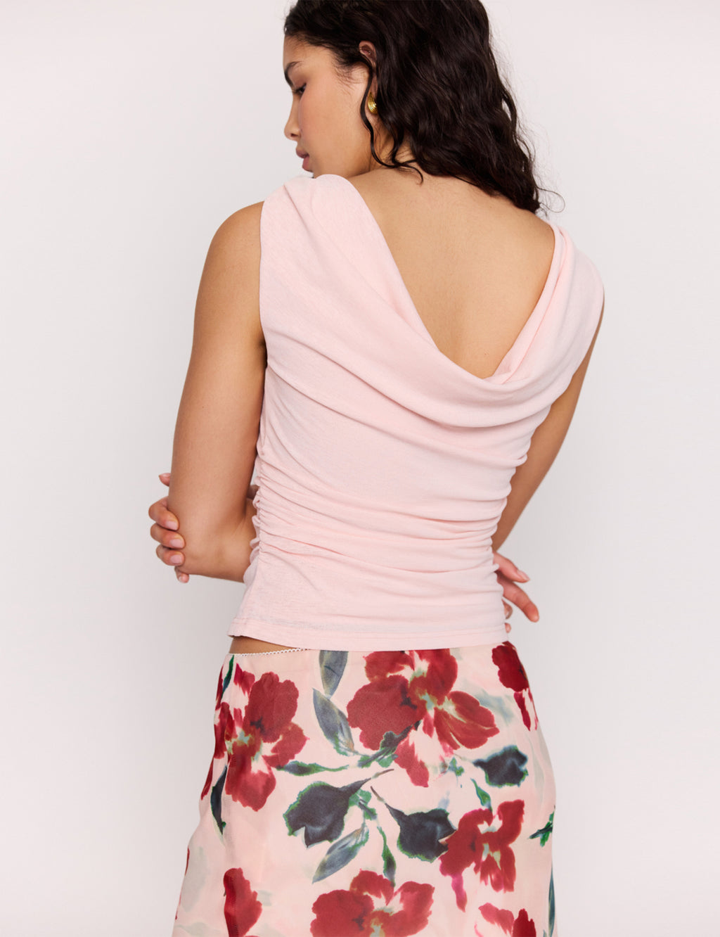 Amelia Cowl Back Top