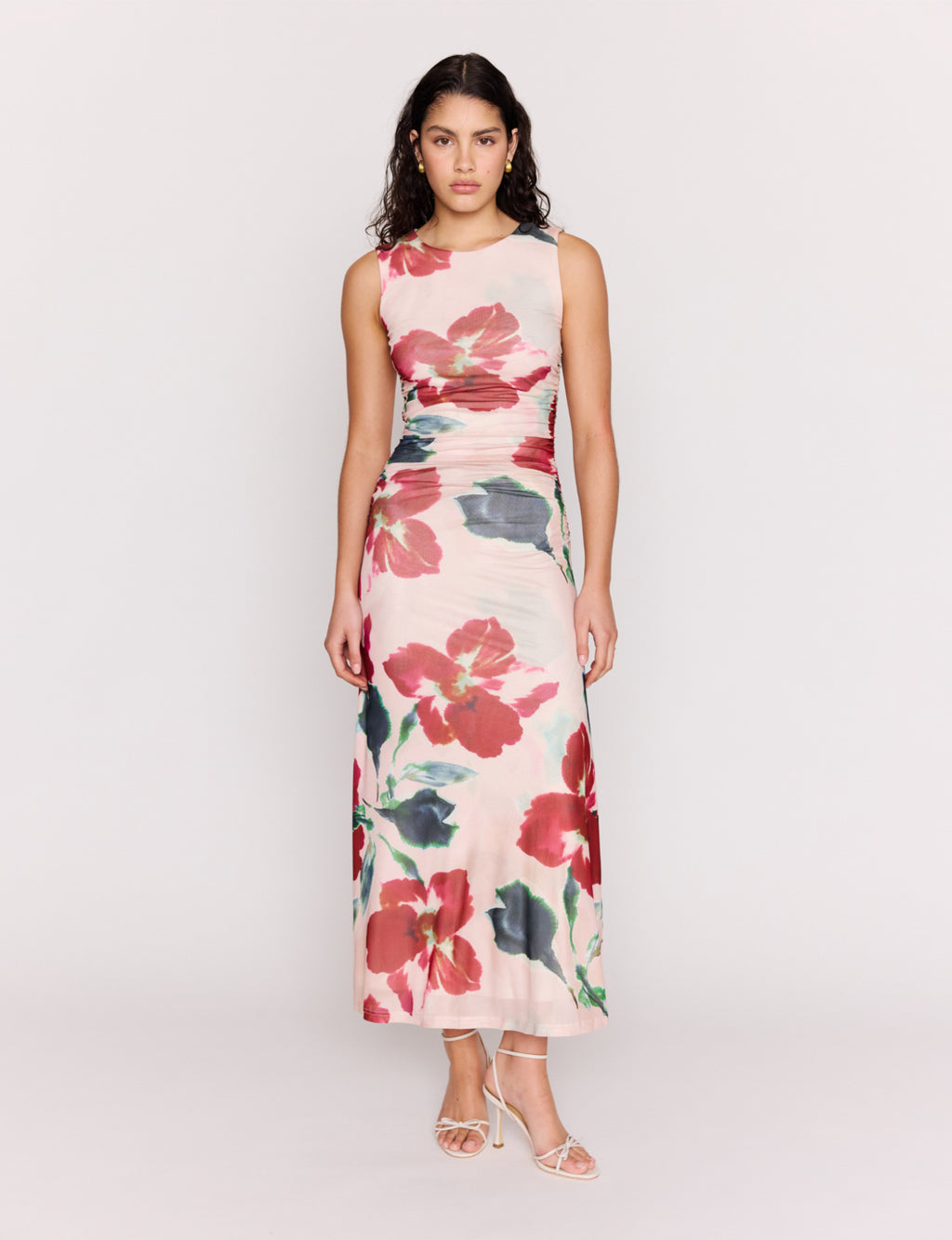 Arabella Mesh Midi Dress