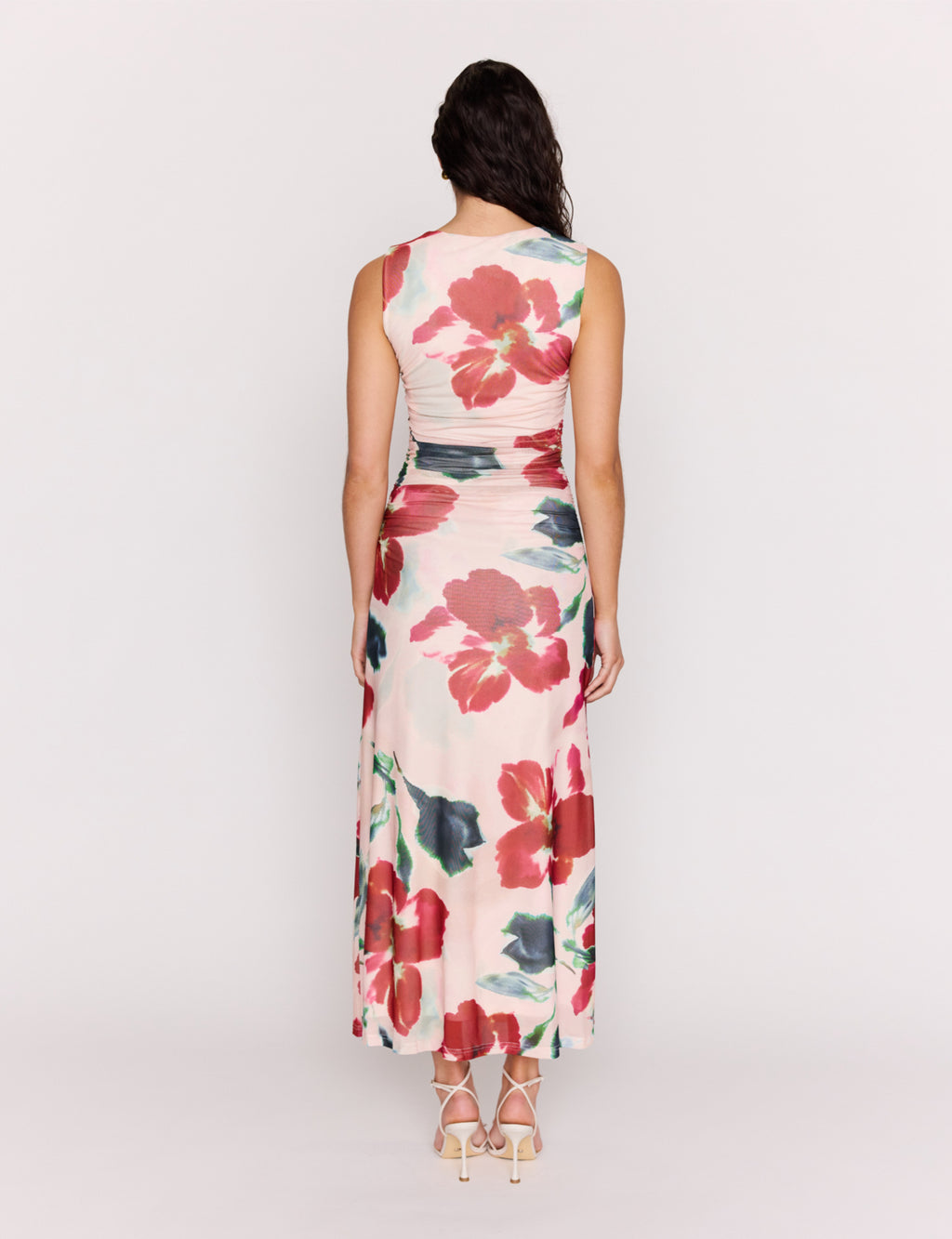 Arabella Mesh Midi Dress
