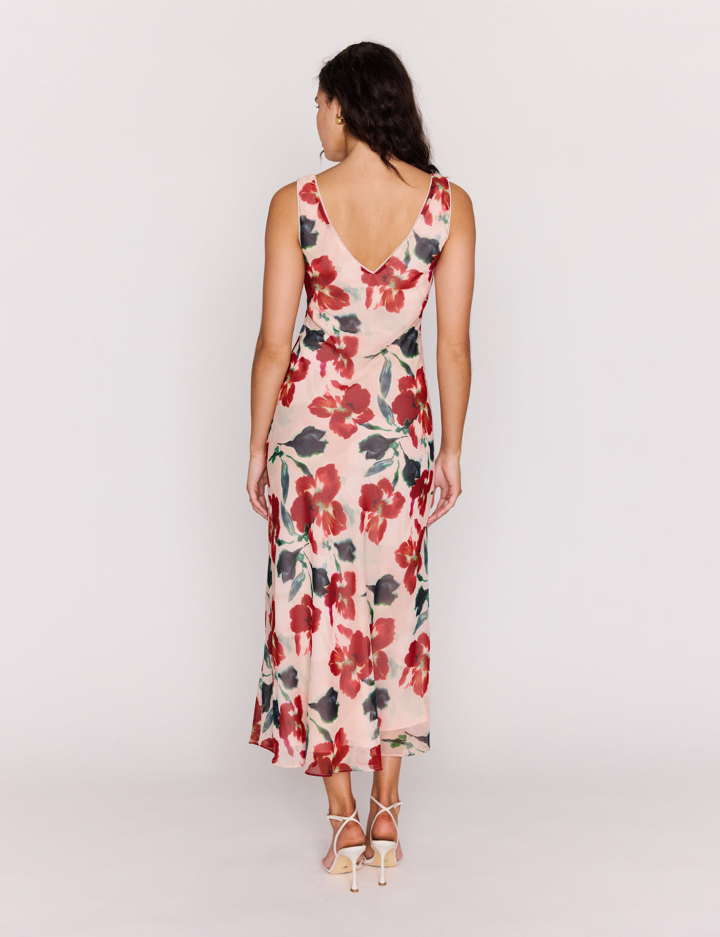 Arabella Bias Midi Dress