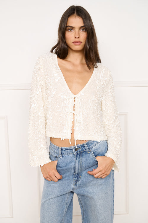 CARLA SEQUIN BLOUSE