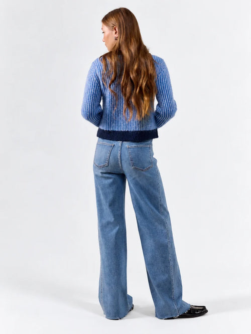 Far Out High Rise Wide Leg Statement Seam