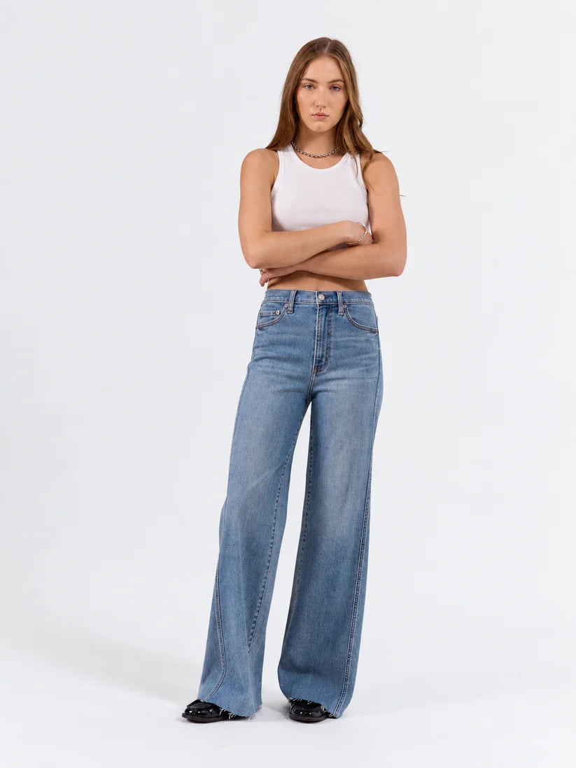 Far Out High Rise Wide Leg Statement Seam