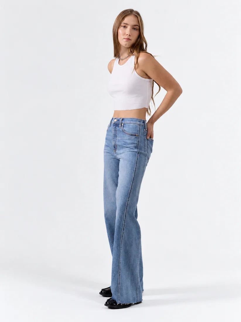 Far Out High Rise Wide Leg Statement Seam