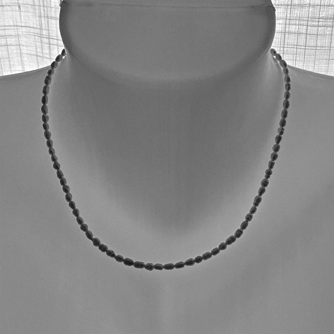 Minuet Freshwater Seed Pearl Necklace With Sterling Silver Findings