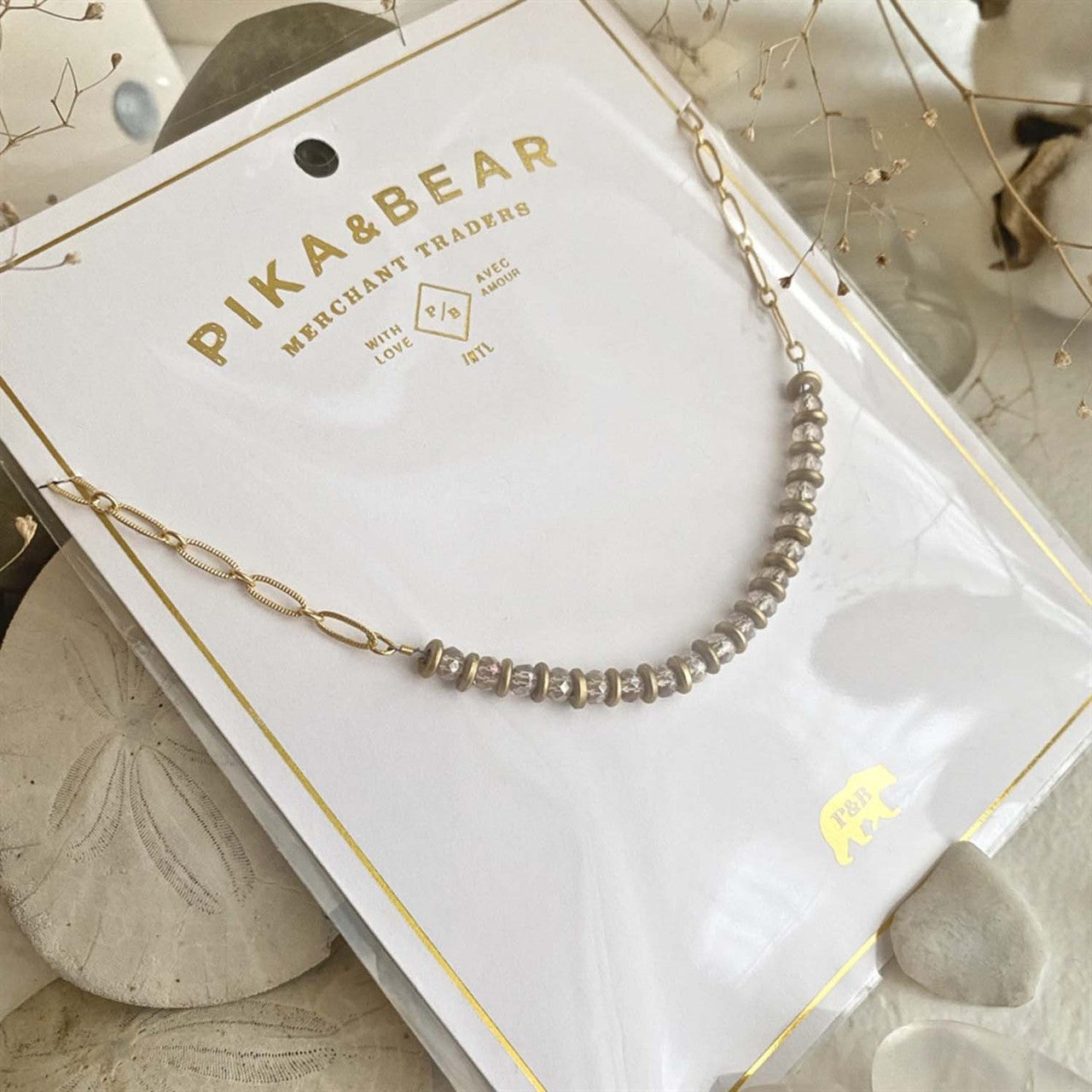 Meera Faceted Bead Necklace