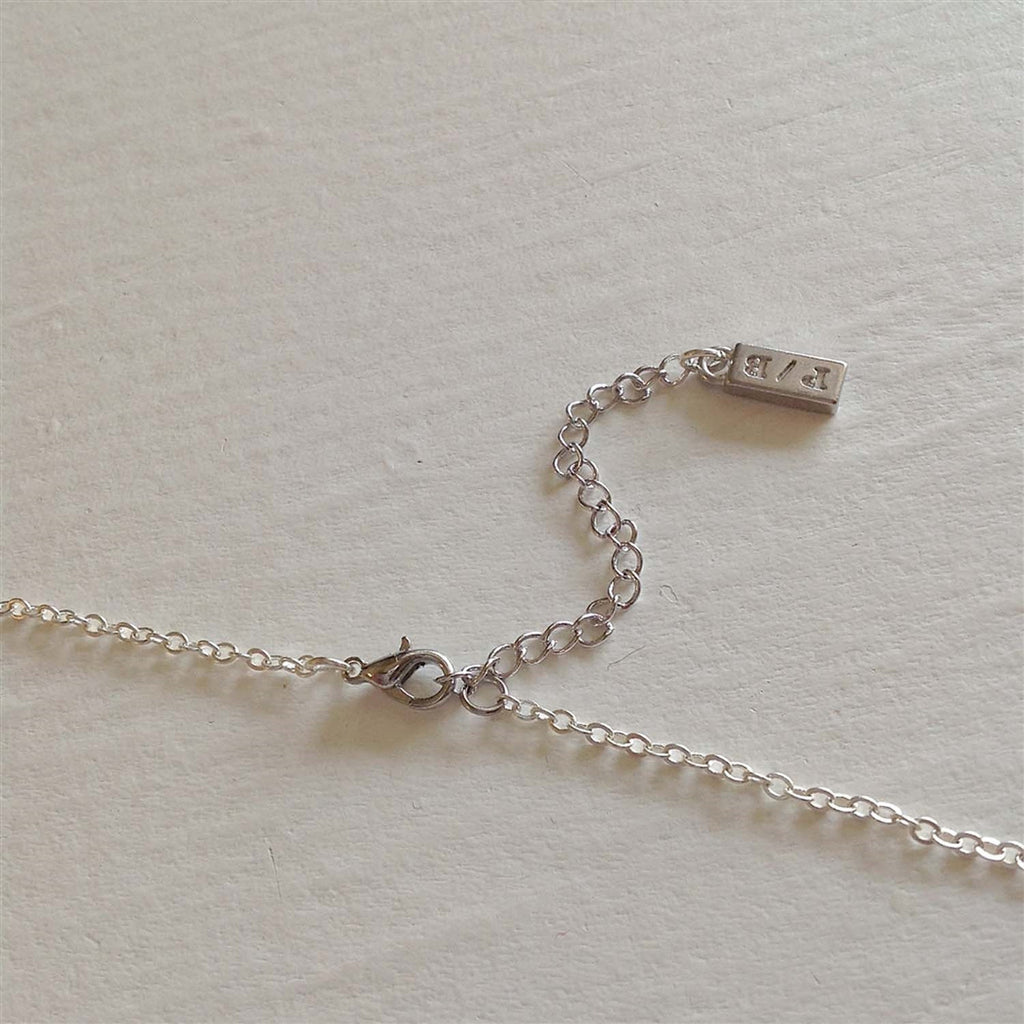 Cardinal Tiny Compass Charm Necklace