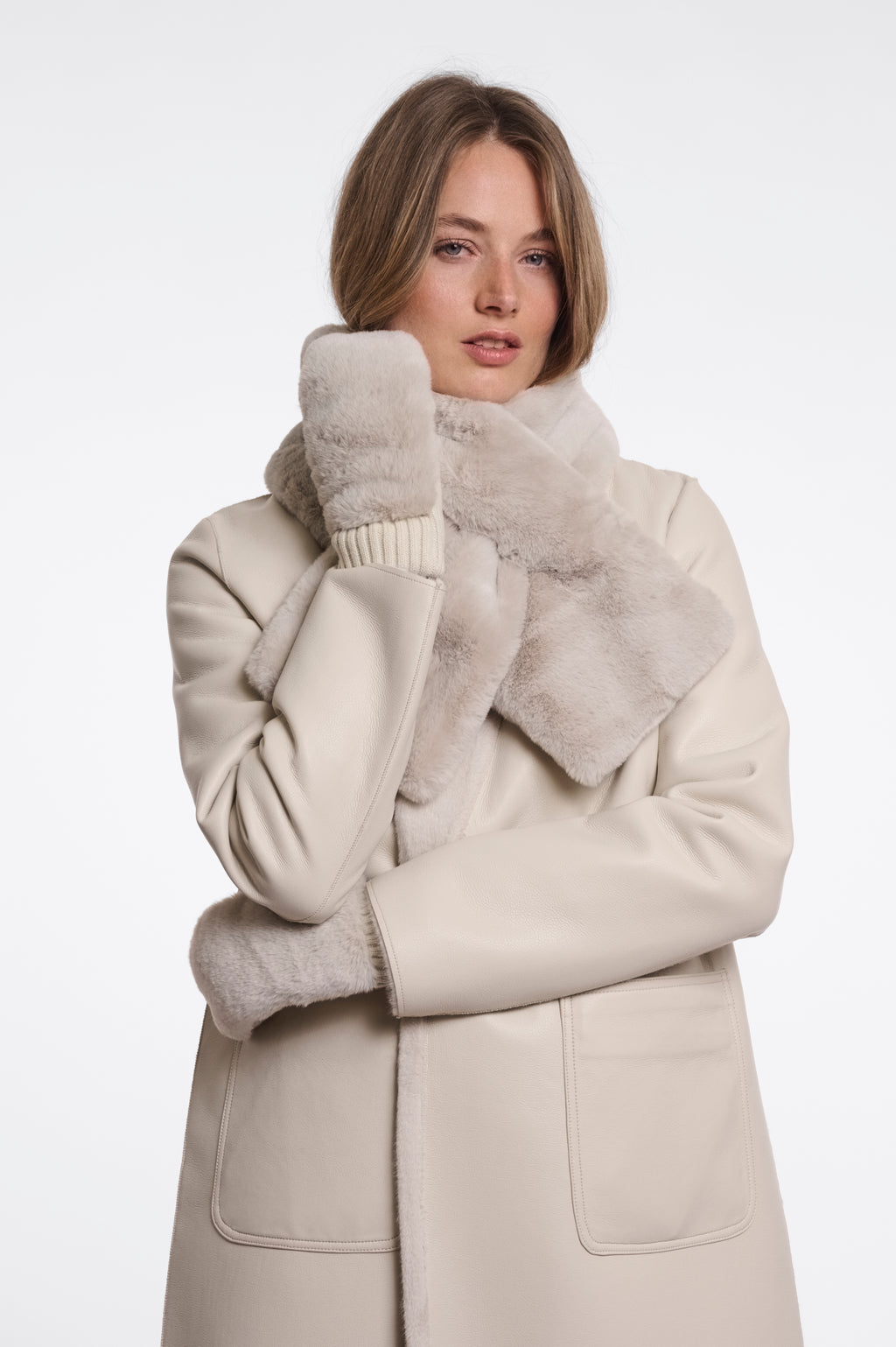 Oxo Faux Fur Gloves