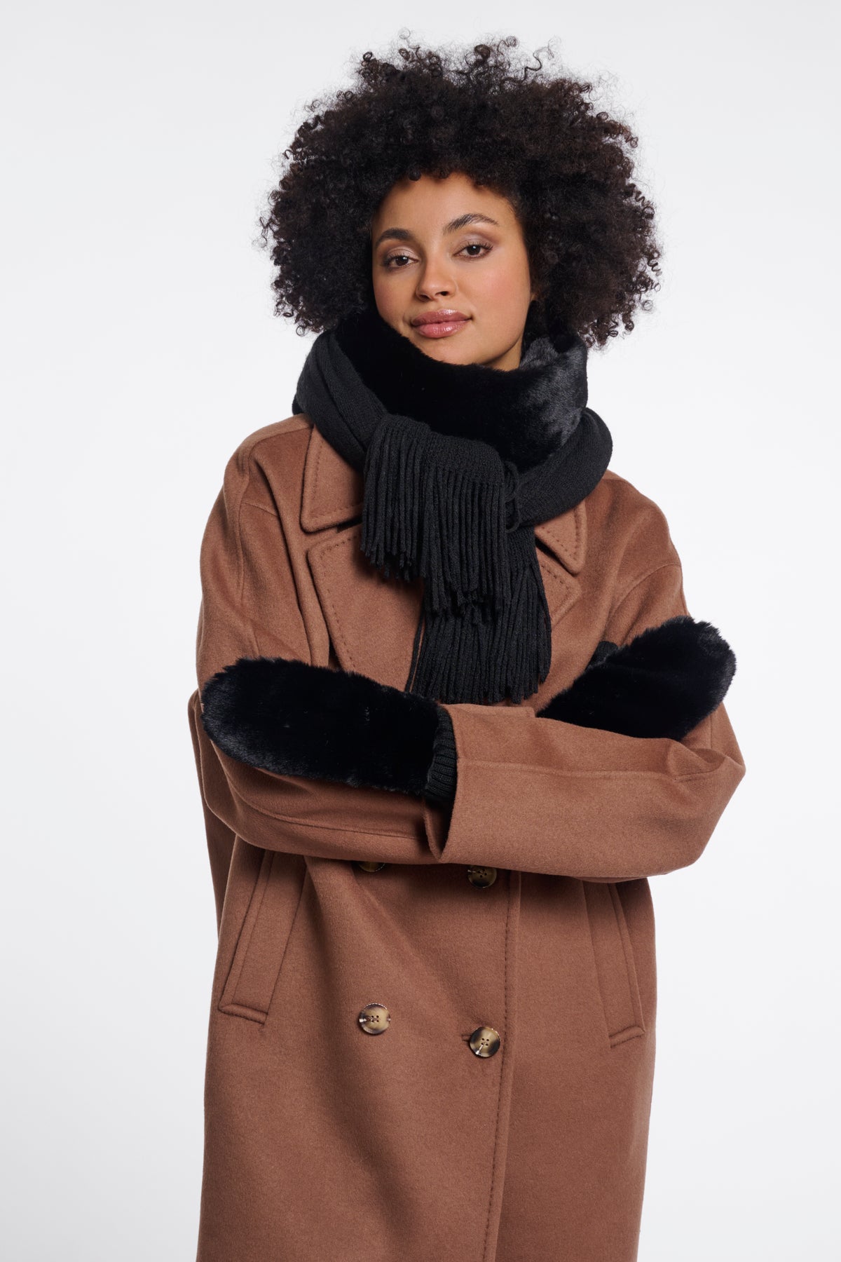 Oxo Faux Fur Gloves