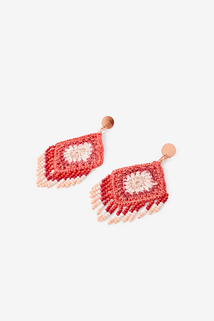 Crochet Dangle Earrings