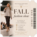 Fall 2026 Fashion Show Ticket