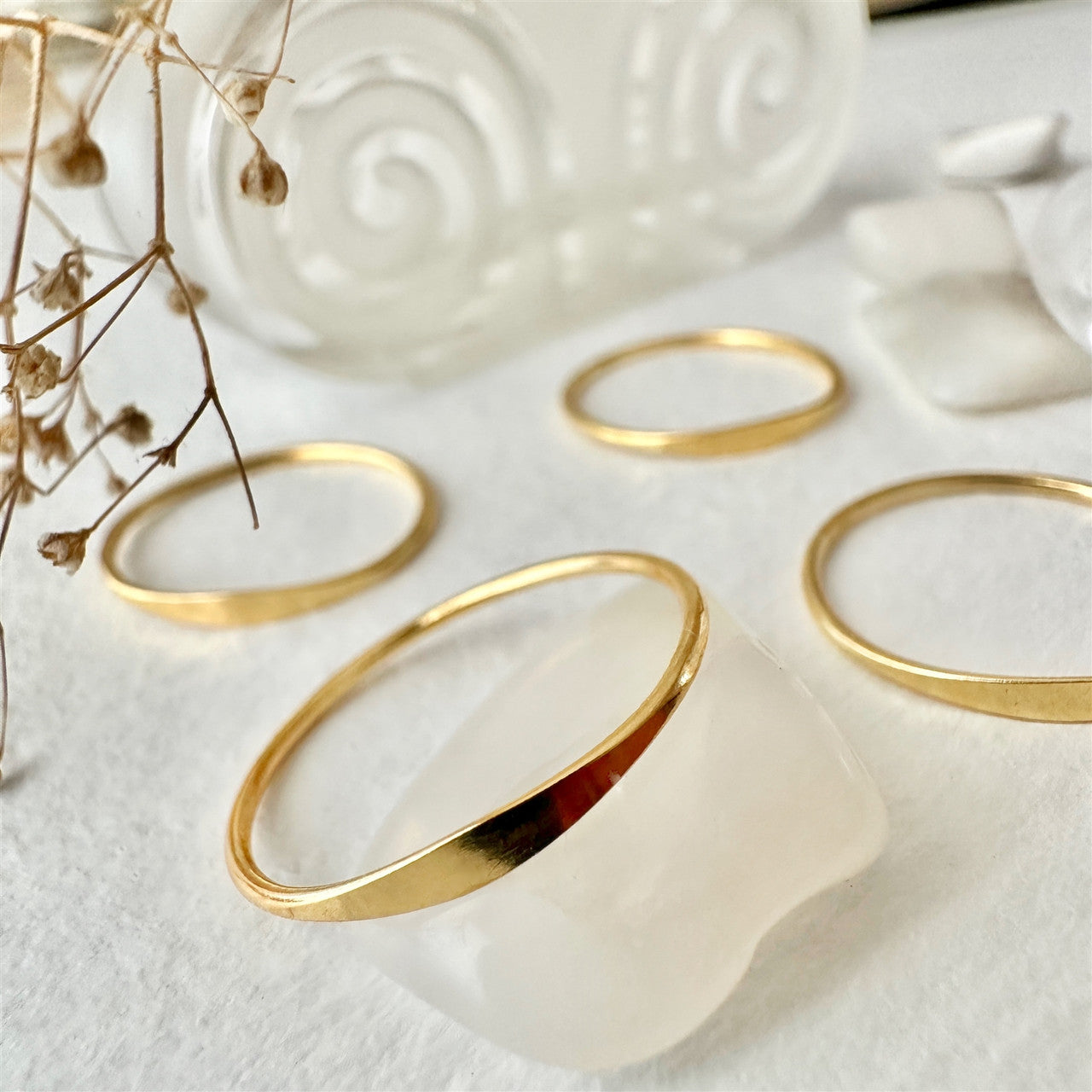 Simplicity Gold Filled Tiny Rings