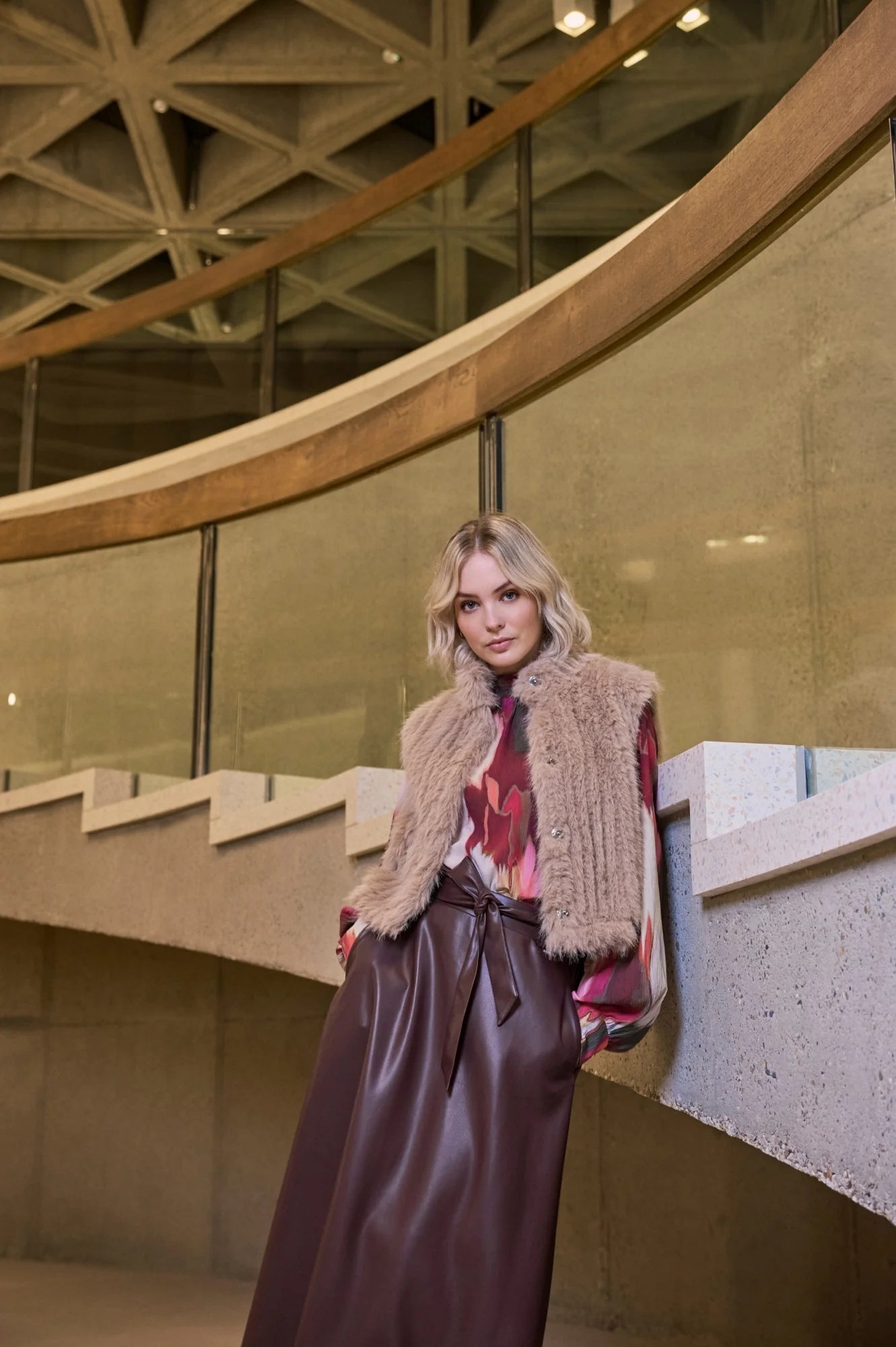 Dava Faux Fur Vest