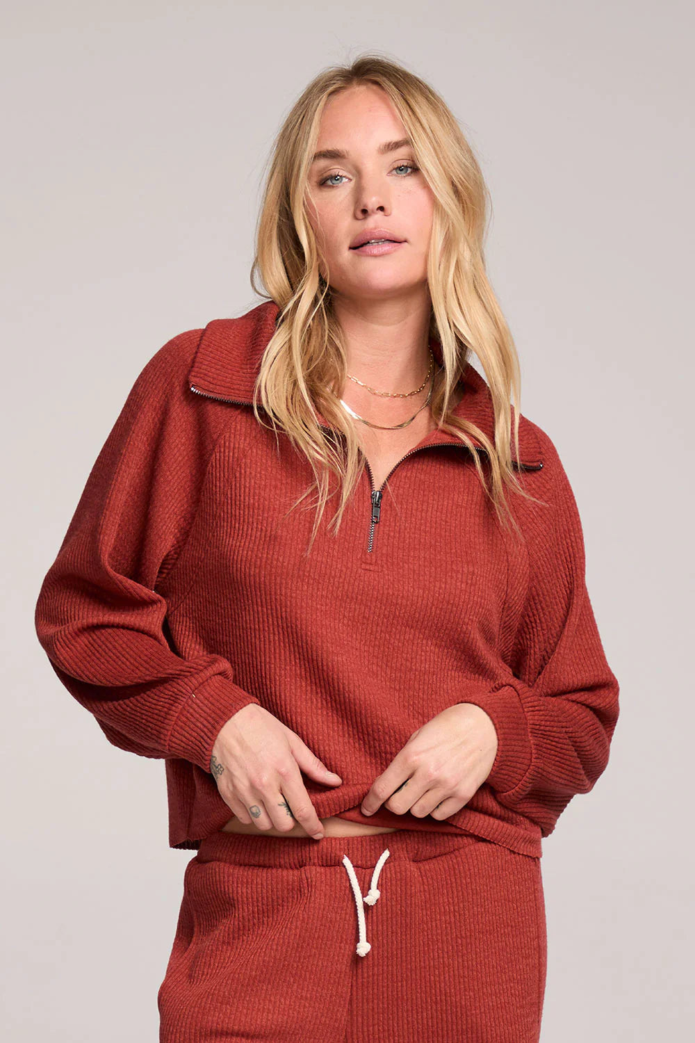 Half Zip Raglan Pullover