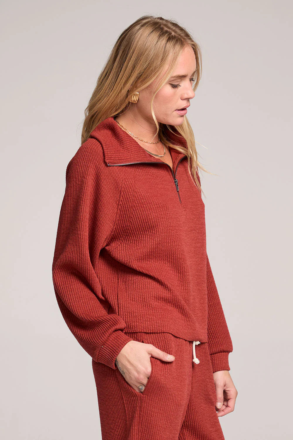 Half Zip Raglan Pullover