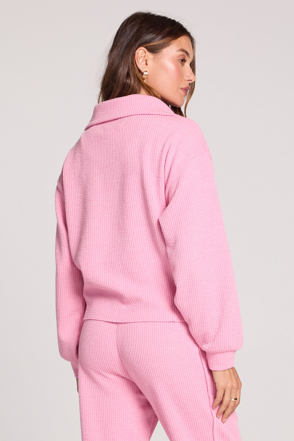 HALF ZIP SEAM PULLOVER