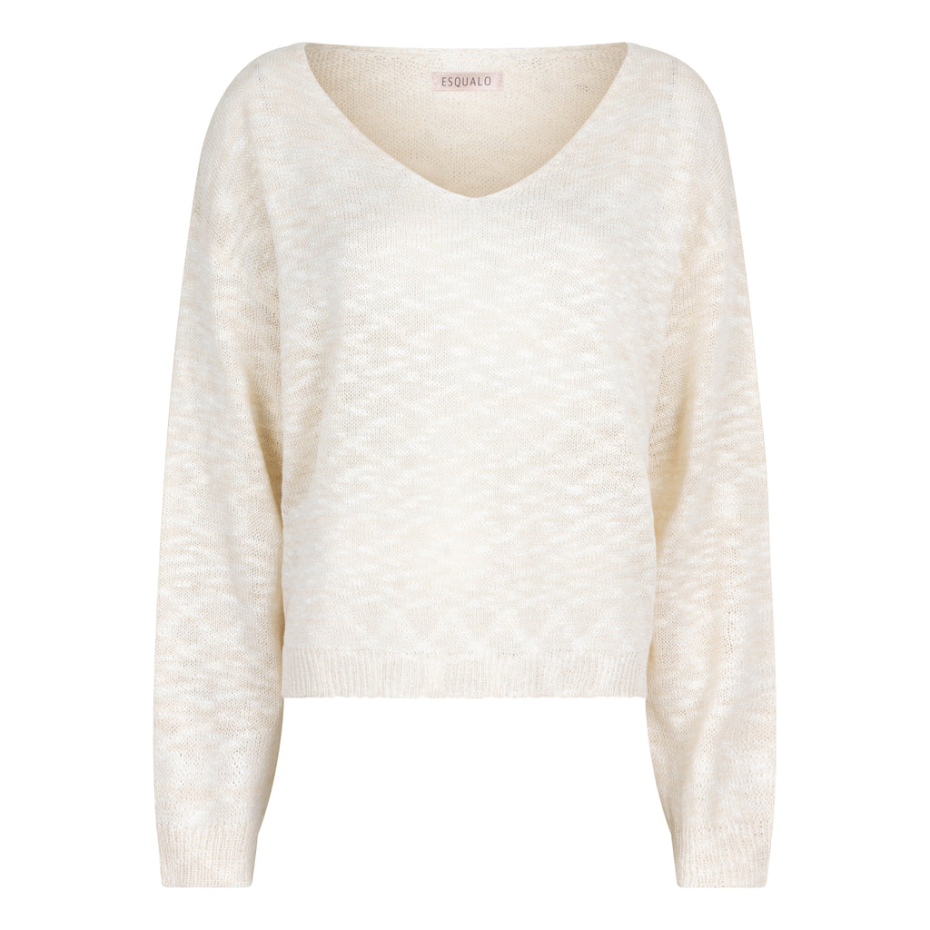 Boxy Slub Lightweight Sweater