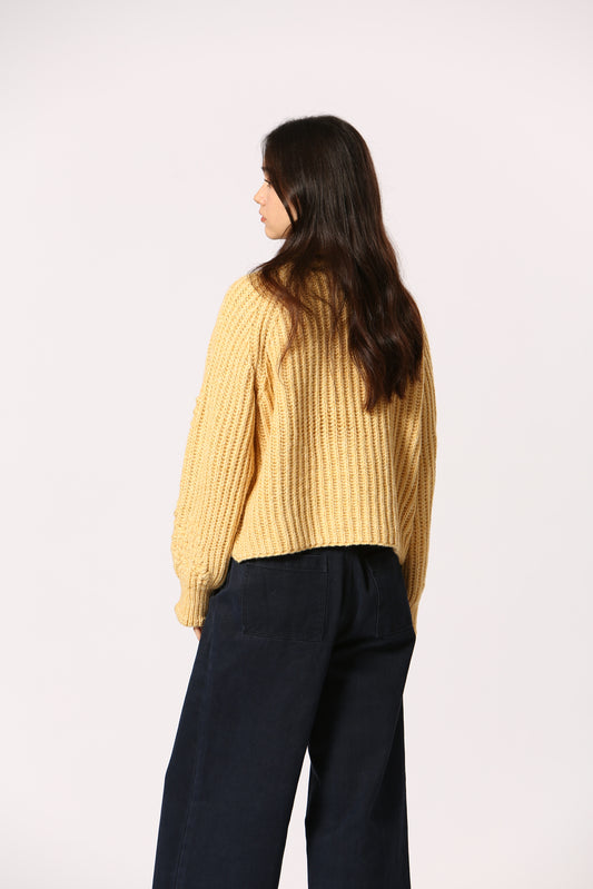 Chunky Knit Mock Neck Sweater