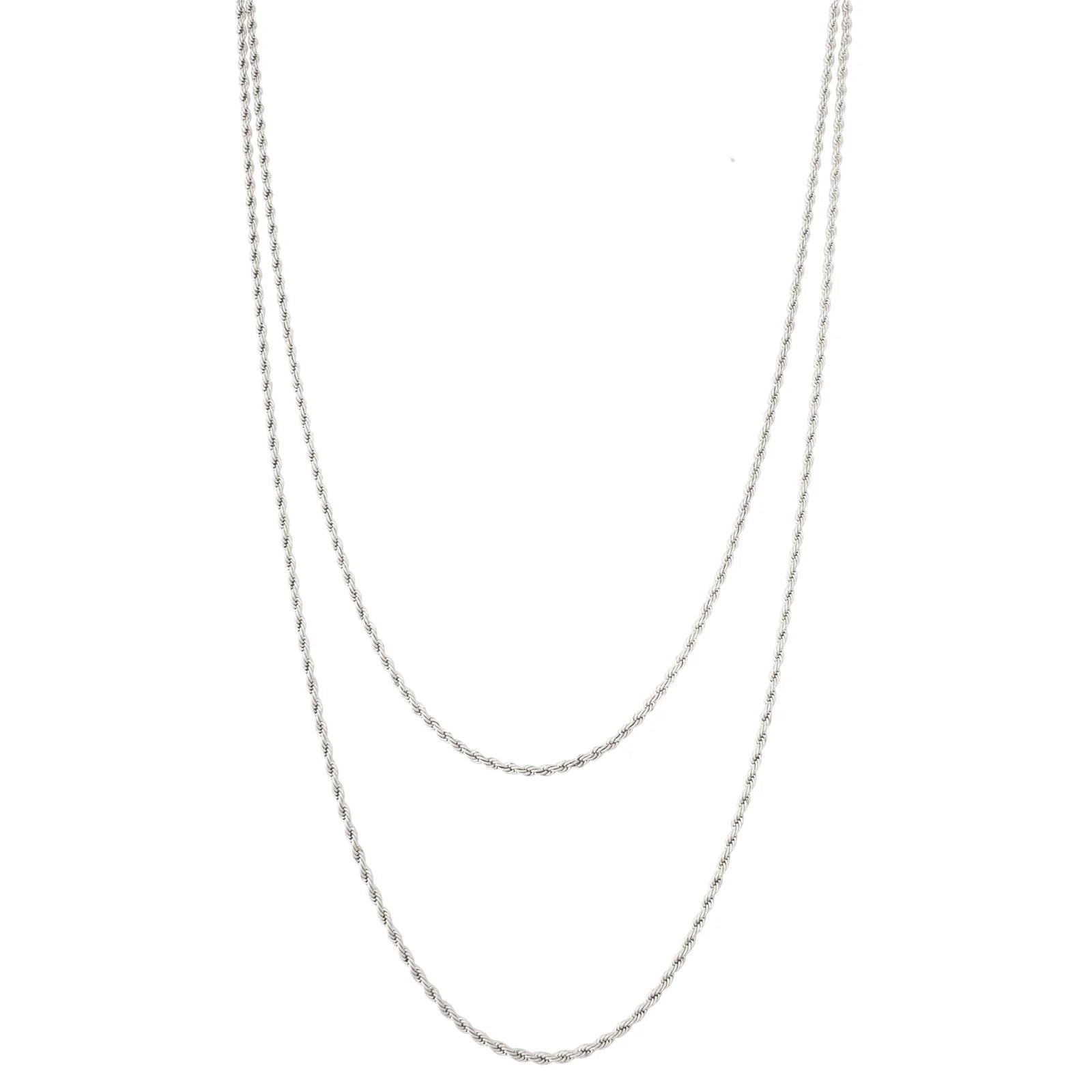 Rope Chain Double Layered Necklace