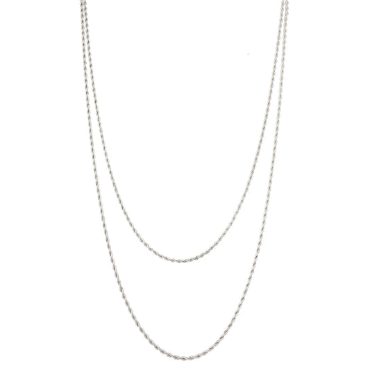 Rope Chain Double Layered Necklace