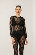 Lace Long Sleeve Top