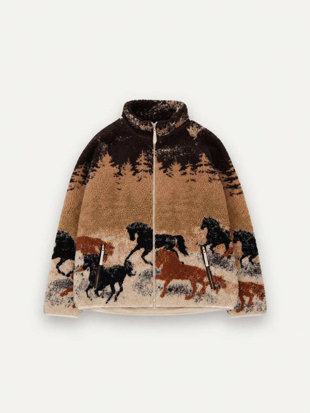 Printed Sherpa Jacket