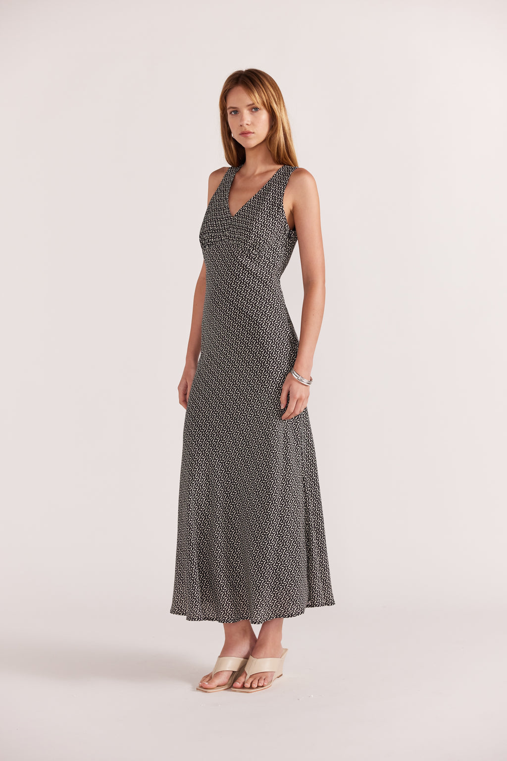 Della Bias Maxi Dress