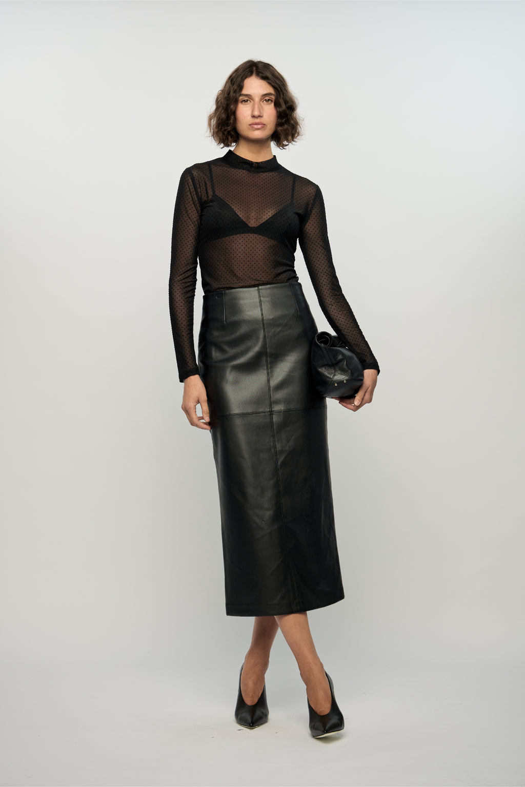 KAIA SPOT MESH TOP