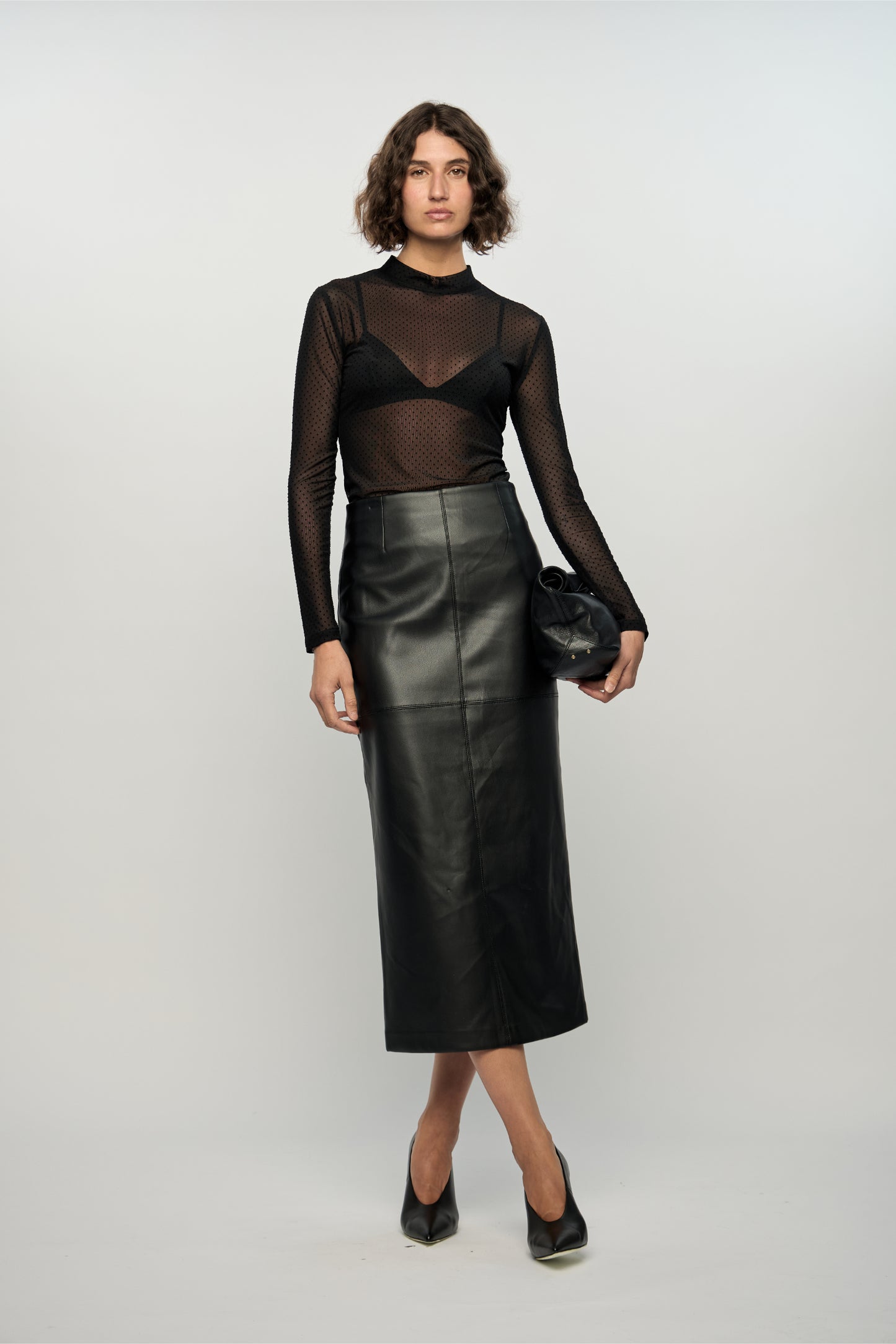 KAIA SPOT MESH TOP