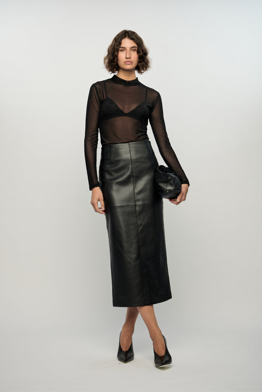KAIA SPOT MESH TOP